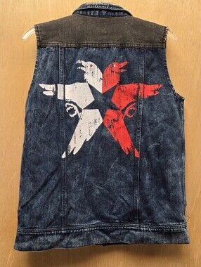 Insert Coin INFAMOUS: Second Son Conduit Vest Small Studded Denim Unisex
